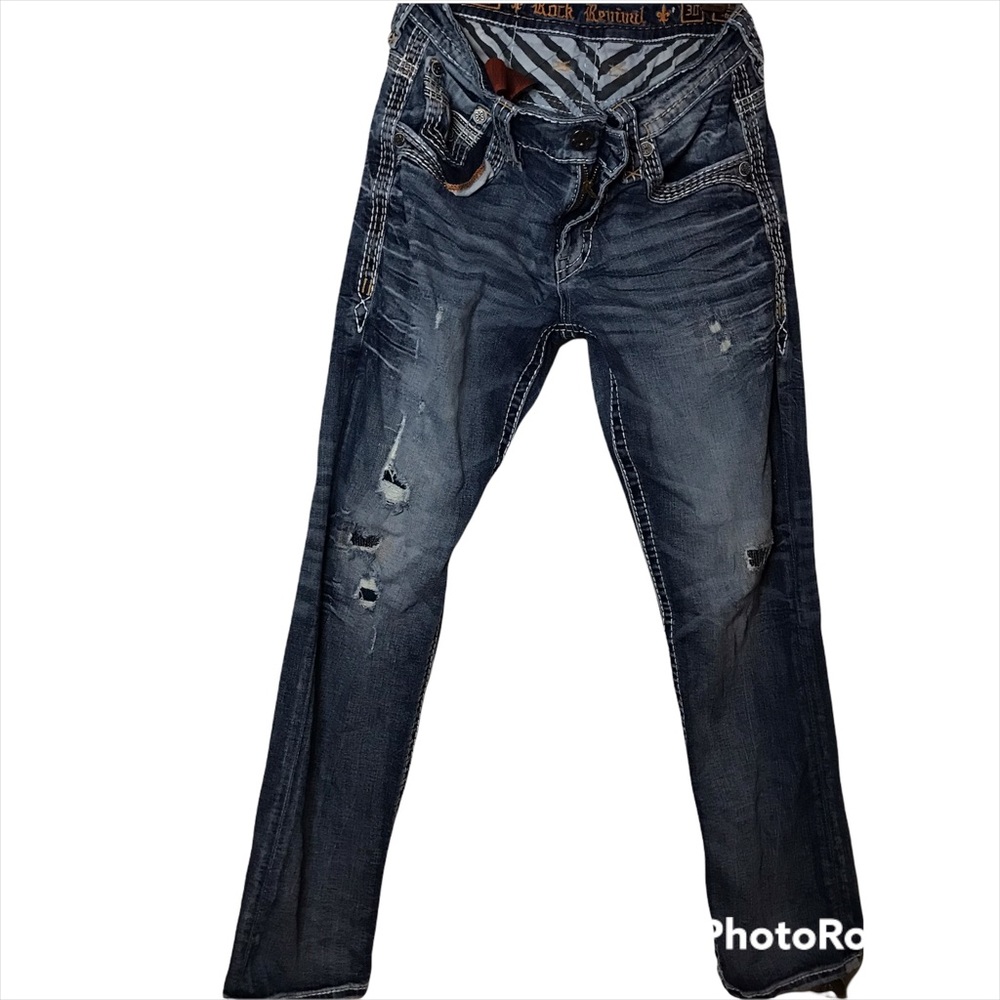 Rock Revival Men’s 28x30 Straight Leg Jeans